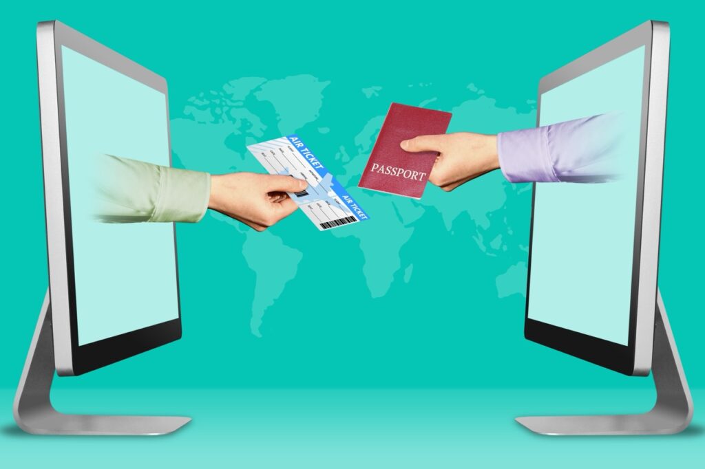 Traveler managing personal data removal online. How To Remove Your Data From The Internet 