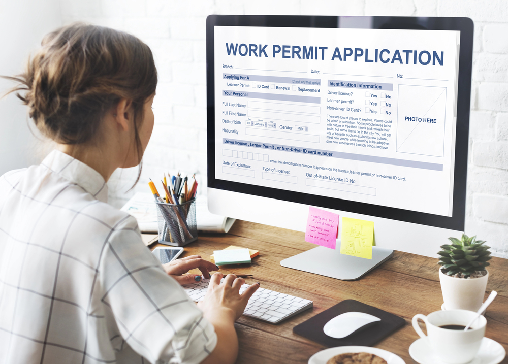 Work permit application 